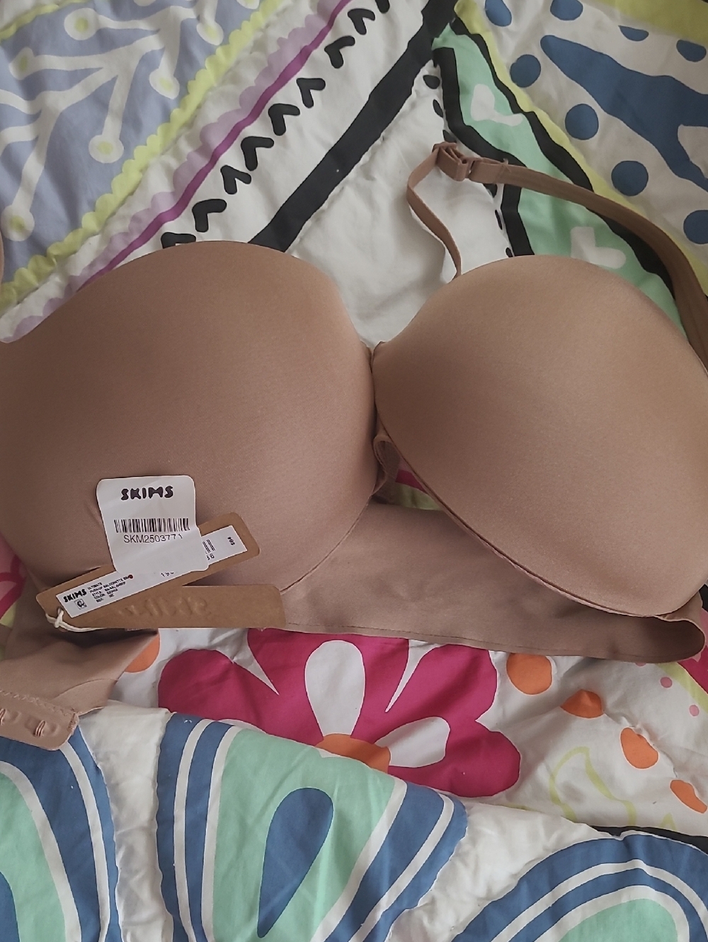 SKIMS Ultimate Balconette Push-Up Bra in SIENNA Brown Sz. 38C NEW -$64